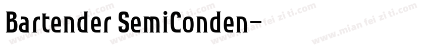 Bartender SemiConden字体转换
